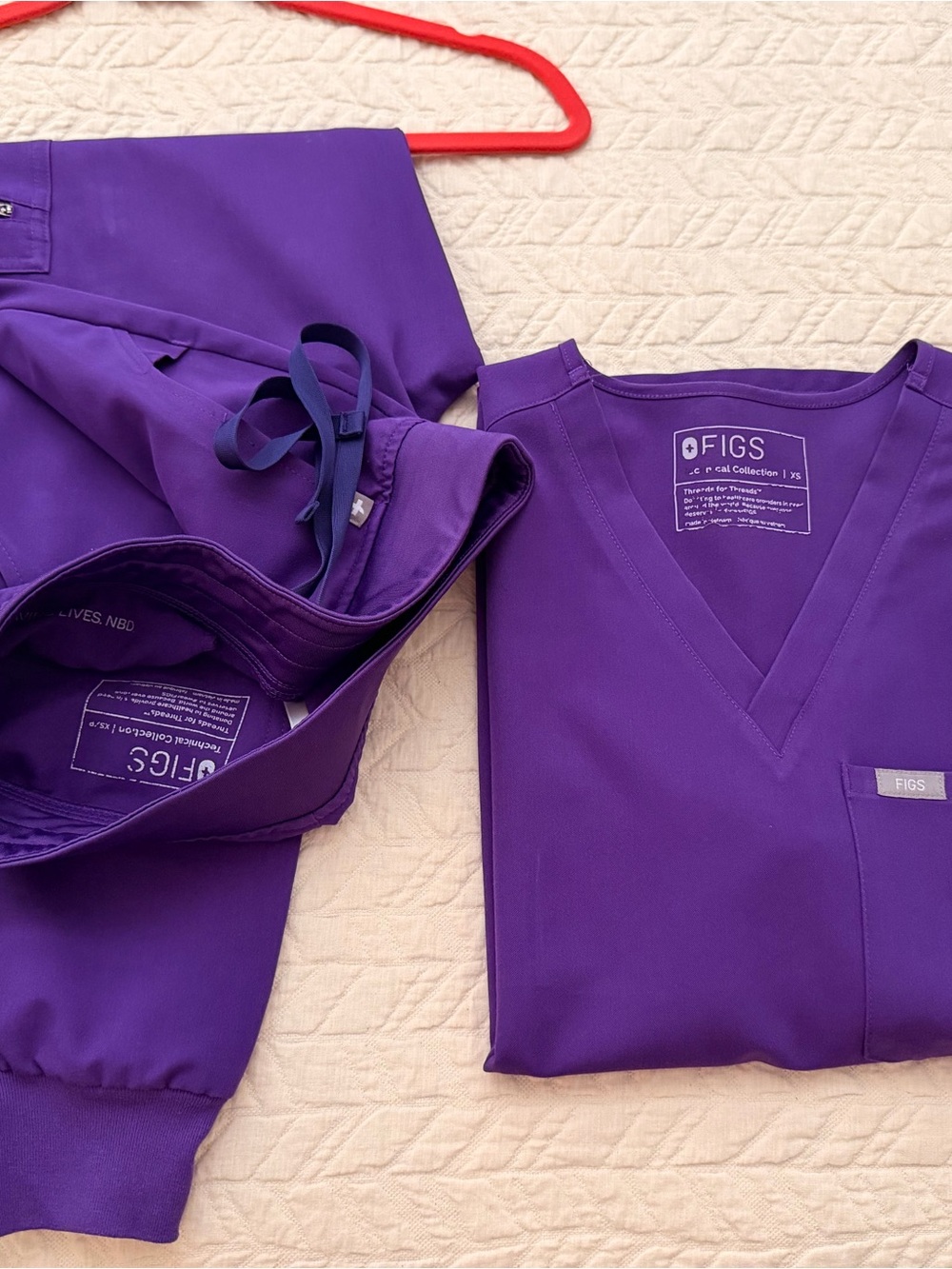 FIGS Women's Scrub Set in Rich Purple